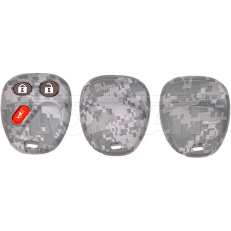Motormite Keyless Remote Case Replacement Gray Dig, 13618Gyc 13618GYC